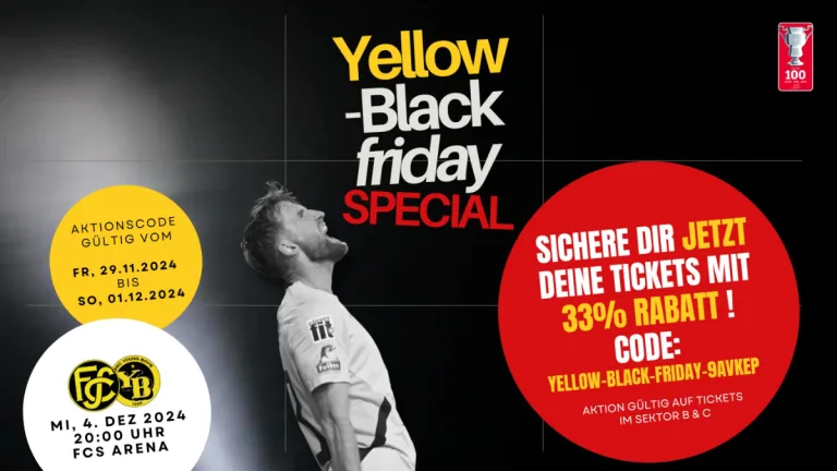 Yellow-Black Friday Special mit 33 % Rabatt